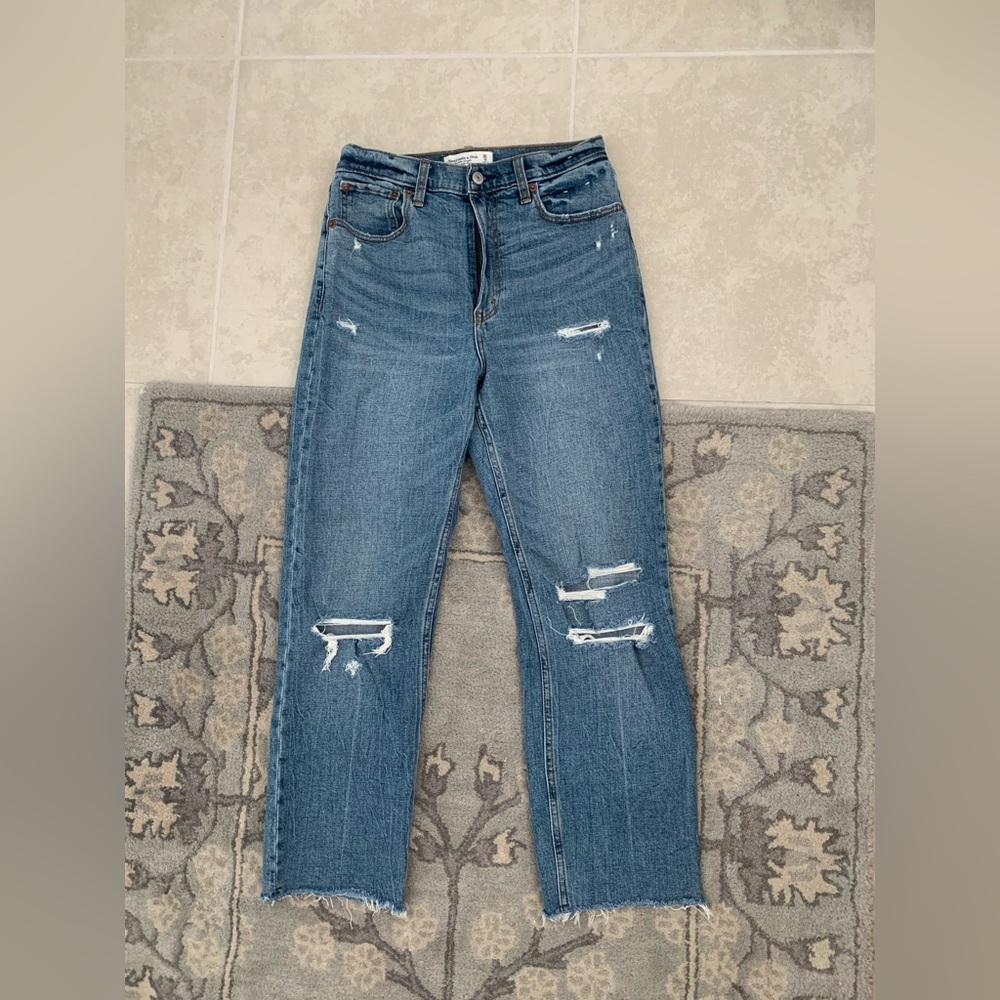 The Ankle Straight Ultra High Rise